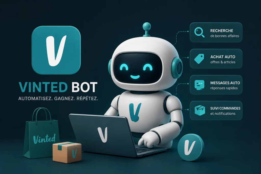 Bot Vinted intelligent pour automatiser la recherche d'articles et recevoir des alertes en temps réel.