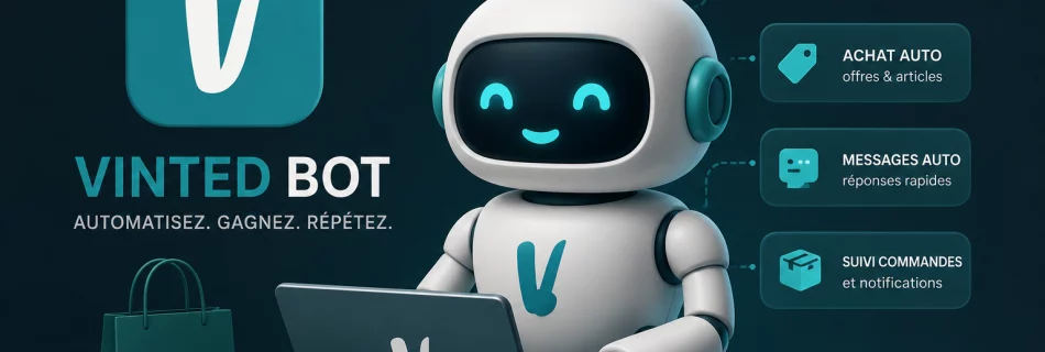 Bot Vinted intelligent pour automatiser la recherche d'articles et recevoir des alertes en temps réel.
